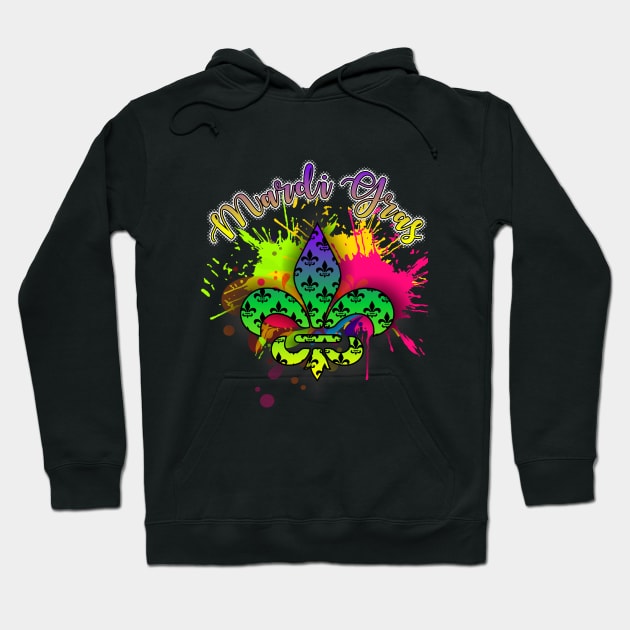 Beads and Bling It_s a Mardi Gras Thing - Mardi Gras Hoodie by alaarasho